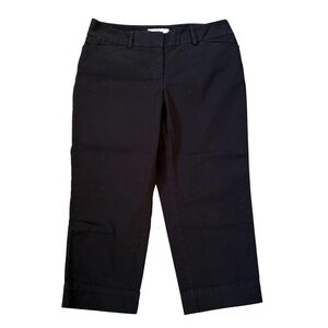 Ann Taylor Loft Women’s Black 6P Cropped/Capri Pants